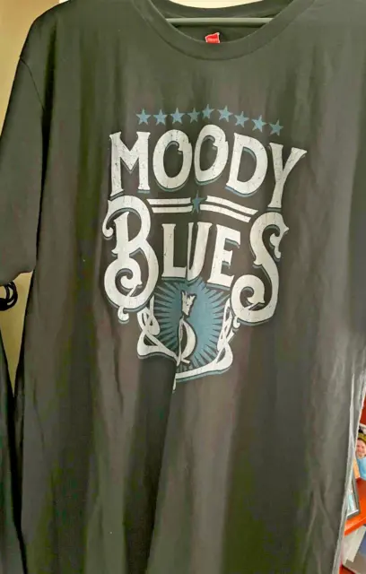 New Nwot Moody Blues Rock Band T-Shirt! Adult Unisex Size Xxl (Never Worn)