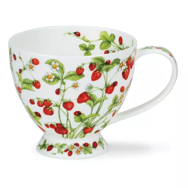 Dunoon Wild Fresas Jumbo 0,42L Taza de Té Jarra Café Skye