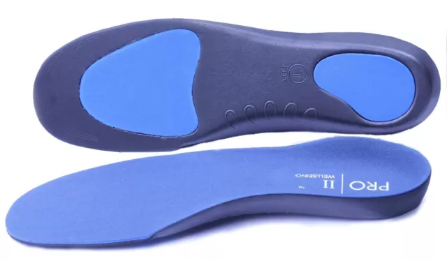 Pro11 BL Orthotic Insoles for Back & heel Pain treatment of Plantar fasciitis