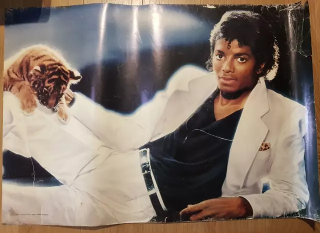 Poster Affiche Michael Jackson  98 cm X 68 cm  1983