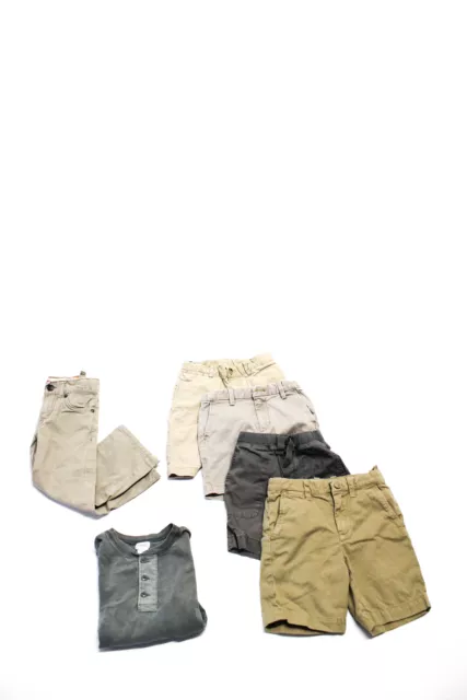 Crewcuts Polo Ralph Lauren Levis Boys Shirts Shorts Gray Tan Size 4-5 4T 3 Lot 6