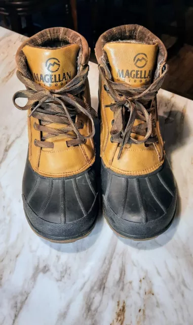 USED MAGELLAN OUTDOOR Boots Size 9D Duck Boots Waterproof Rubber ...