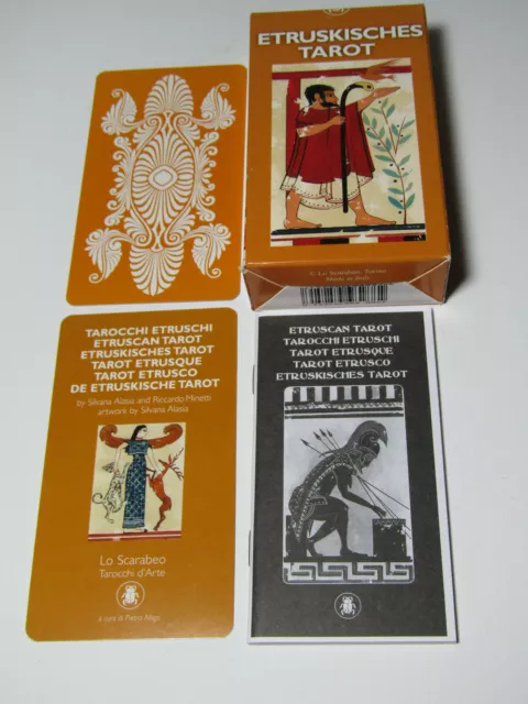 +++78 cartas del tarot tarot etrusco aprox. 7 x 12 cm