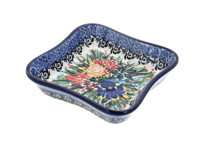 Blue Rose Polish Pottery Fantasy Large Canister 公式サイ