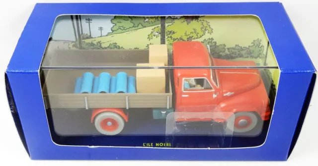 Tintin - Editions Atlas - N° 61 Le camion rouge de L'Ile Noire neuf en boite