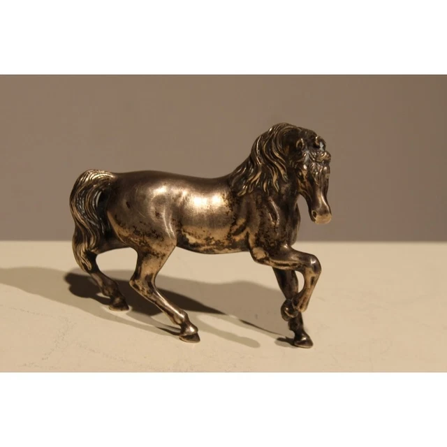 Vintage 20th Spain silver horse Figurine 204g