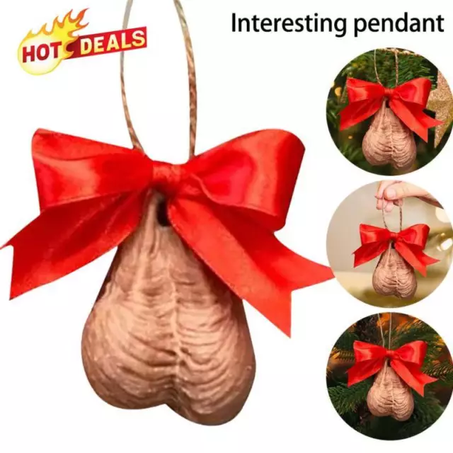 2D Christmas BallBalls pendant Creative Xmas Tree-Hanging-Ornament- Decor- NEW'