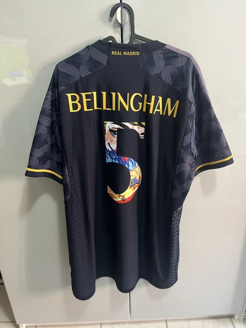 Maglia Da Calcio Maglia Real Madrid Bellingham #5 Bambini