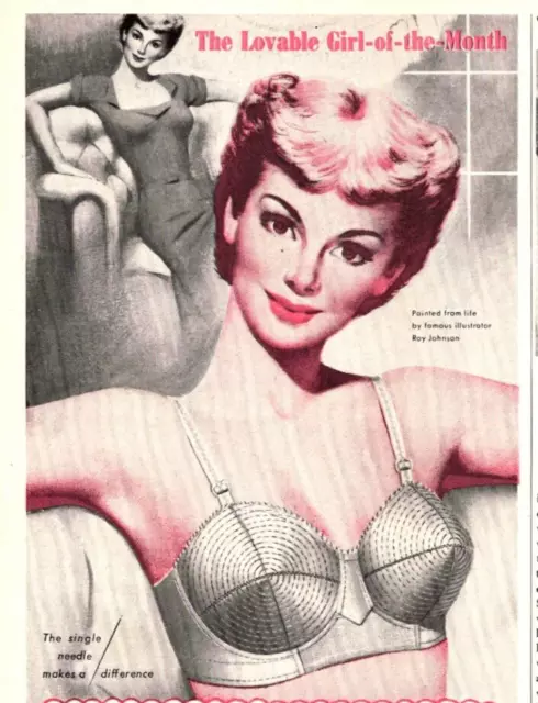 1959 women's lovable interplay bra is Money in the Bank Vintage fashion ad