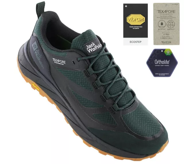NEW JACK WOLFSKIN Terraventure Texapore Low M - 4051621-4161 Shoes ...