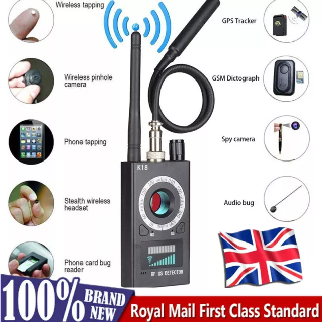 Hidden Camera Detector, Bug Detector, GPS Detector, RF Signal K18  uk