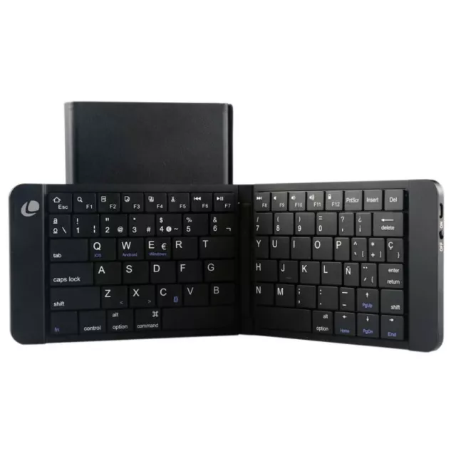 Teclado Compacto Inalámbrico por Bluetooth Leotec LERK04K/ Negro