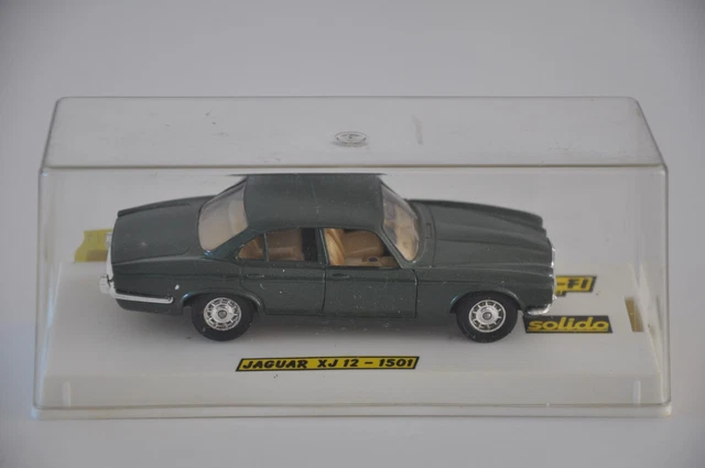 JAGUAR XJ12 berline 1972 vert foncé SOLIDO Boutique 1/43 neuve