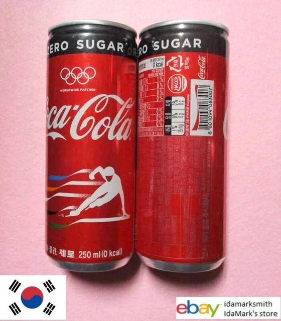 COCA COLA CAN SOUTH KOREA 250ml Coke 2017 PYEONGCHANG Olympics Speed