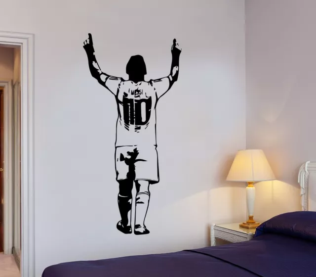 Messi Wall Art Sticker Decal Football