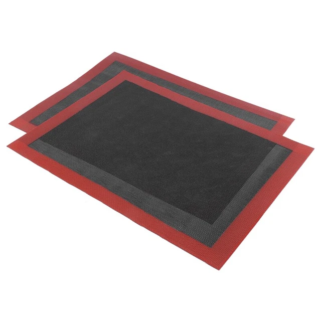 Keyxer - Lot De 2 Tapis De Cuisson En Silicone Réutilisables (40x30 Cm) Antiadhésifs, Résistants De -40°C à 260°C