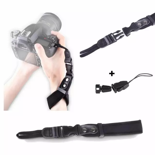 Portable Sponge Camera Hand Grip Wrist Band Strap Safety Strap For DSLR Cameras