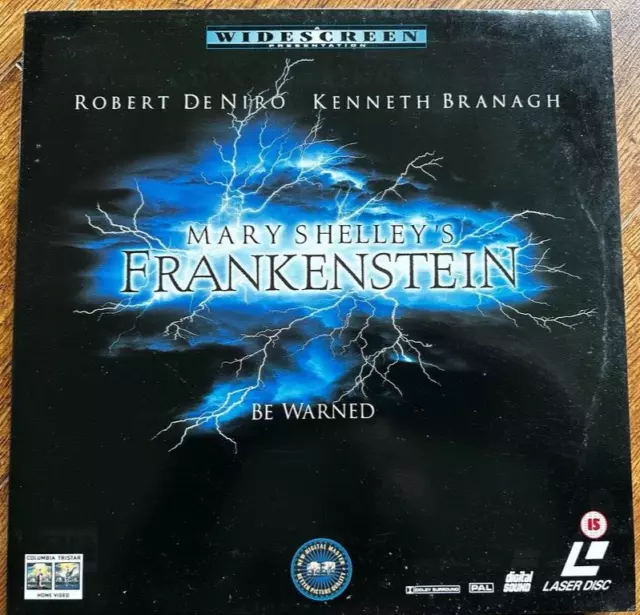 Mary Shelley's Frankenstein US Laserdisc Pal 1994 Film Horror