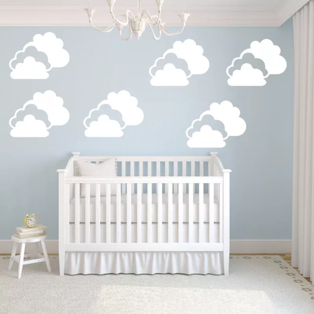 Cloud Nursery Wall Sticker Pack WS-33345