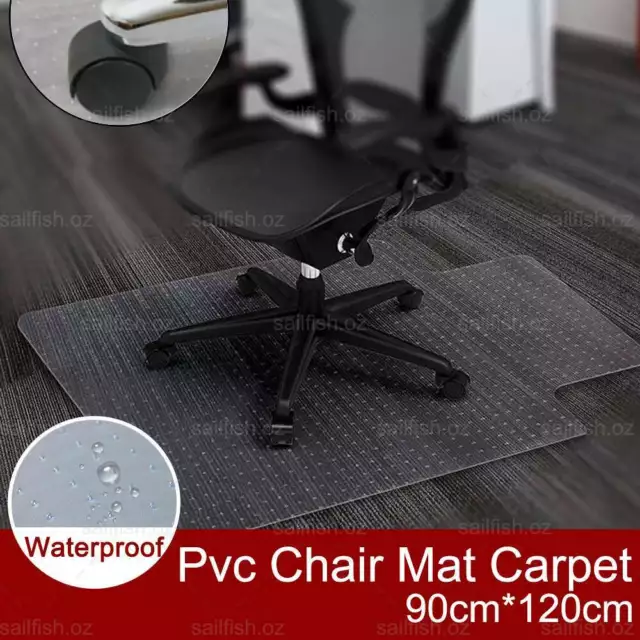 Home Office PVC Chairmat Chair Mat for Carpet Soft Floor Protector Computer Work