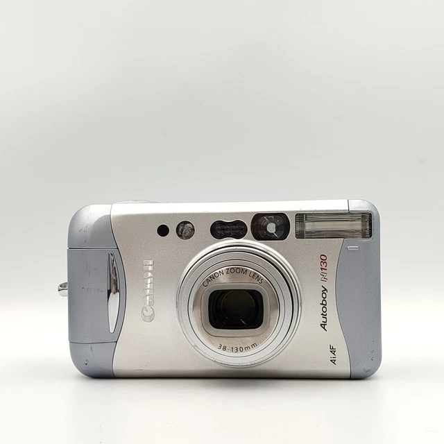 *EXCELENTE* Cámara fotográfica Canon Autoboy N130 Silver Ai AF 38-130 mm 35 mm