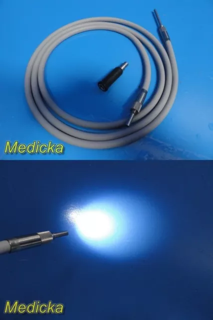 Smith & Nephew 2140 Replacement Light Guide W/ DYONICS 2147 Adapter, 8' ~ 30474
