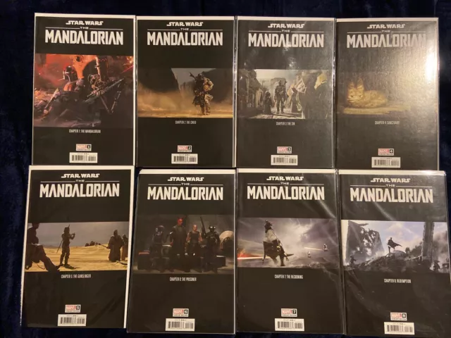 Marvel Comics 2023 Star Wars Mandalorian Season 1 #1-8 Complete Concept Art Set