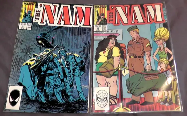 The 'Nam #6 #15 Lot Of 2 Marvel Comics 1988