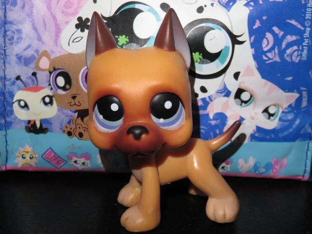 Figurine Littlest Pet Shop Chien Danois 817 Bis - Hasbro Occasion