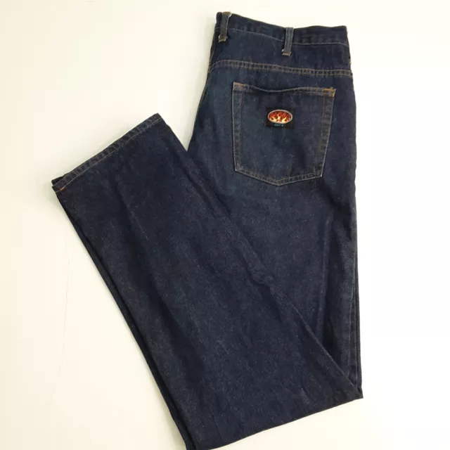 Rasco Mens Fire Retardant FR HRC 2 12oz Denim Straight Leg Jeans Sz 40x36