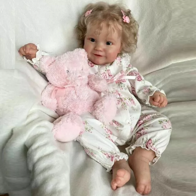 Reborn Baby Dolls 20inch Full Body Soft Vinyl Lifelike Girl Newborn Dolls Gift