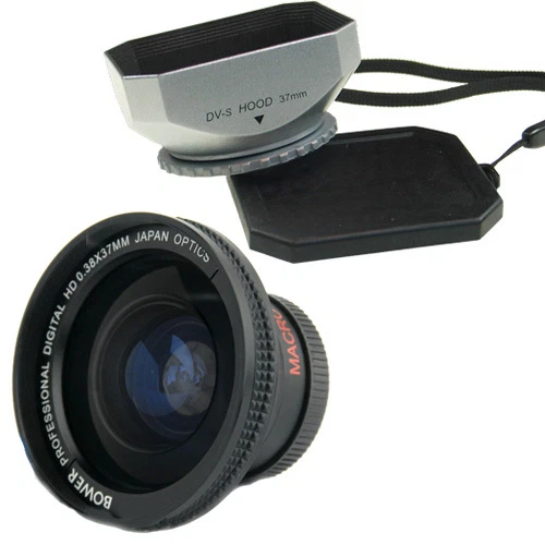 thumbnail image 2 of OPTI VISION BY VIVITAR 3-in-1 Lens Kit For Sony Handycam DCR-SR45 – Fisheye Macro Telephoto With Case, 30mm Thread 2 of 5