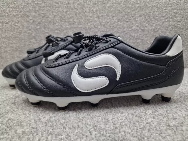 Sondico Boys Football Boots Size 4 Black White Rugby Sports School