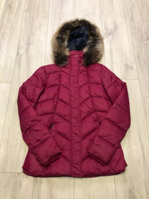 Barbour downhall quilted shop jacket deep pink