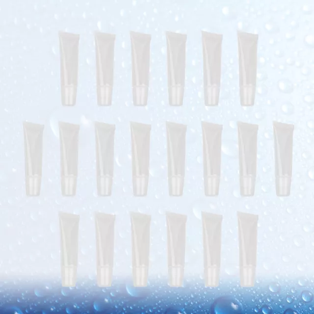 40 piezas tubos de embalaje rellenables tubos de brillo labial viajes