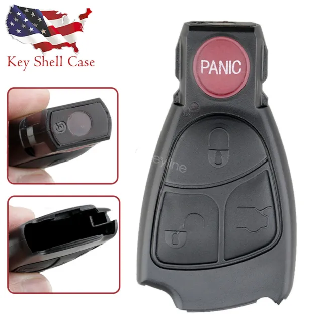 For Mercedes-Benz Remote Shell Case Car Key Fob Cover CaseShell IYZ-3312