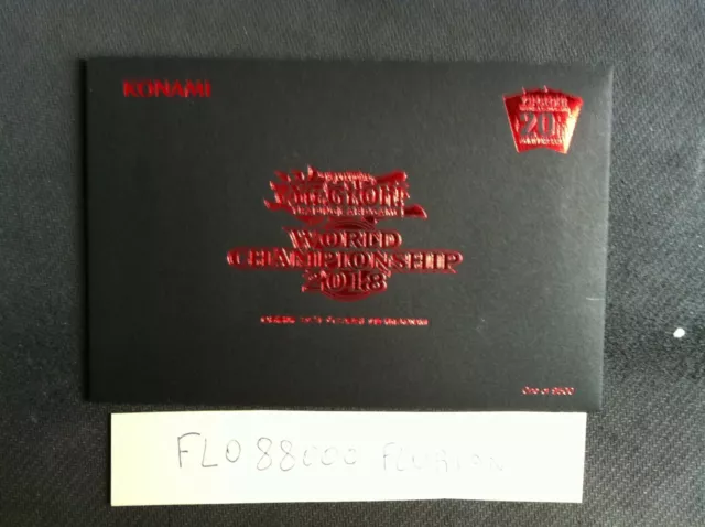 Yugioh World Championship 2018 Envelope of 2 Celebration Promos