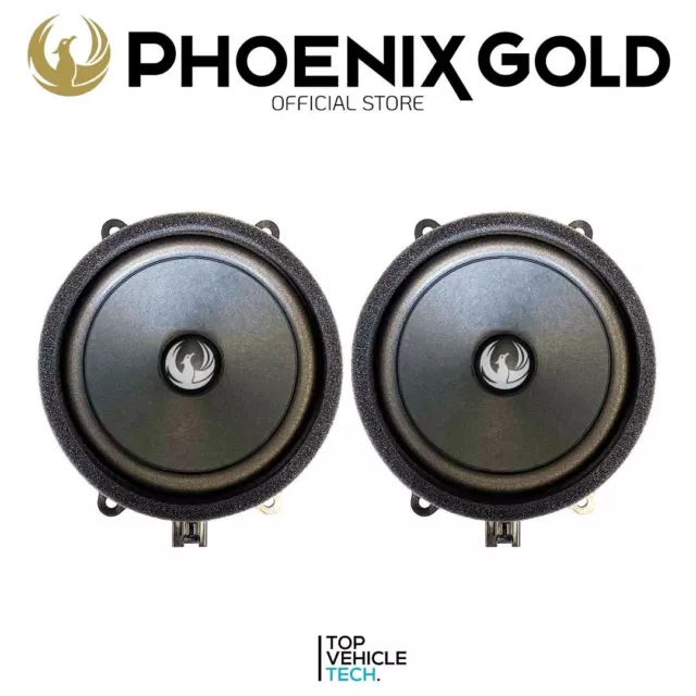 100W Polestar 1 6.5" Speaker Upgrade Phoenix Gold Zdsv6C Plug & Play Install