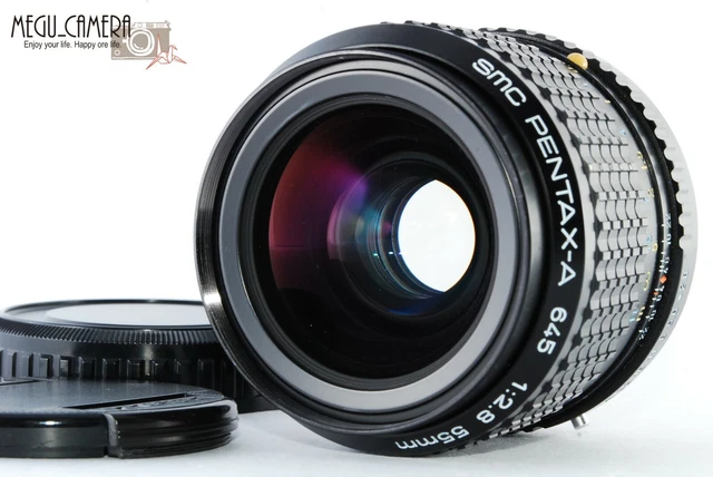 [ Mint ] PENTAX Smc A 645 55mm F/2.8 Mf Objectif Avec / Casquette De Japon Osaka