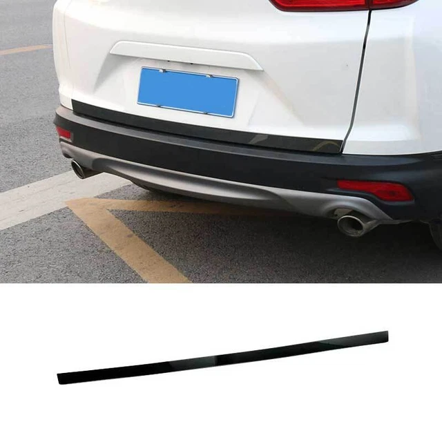 For Honda CRV CR-V 2017-2022 Steel Glossy Black Rear Door Trunk Lower Strip Trim