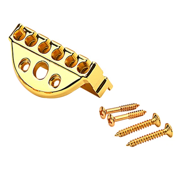 Cuscino in metallo tremolo ponte-corde kit corde senza testa lato chitarra