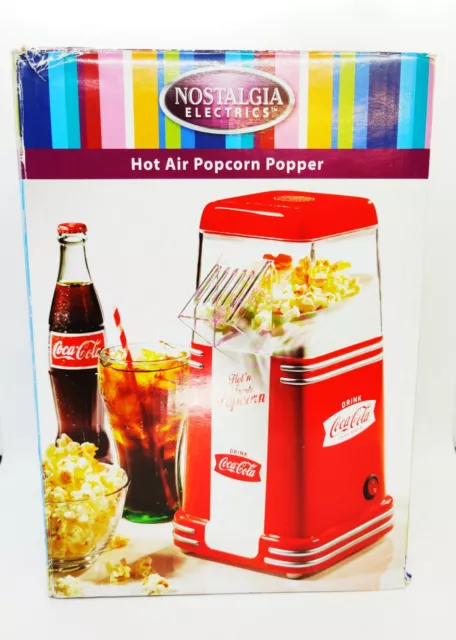 Mini Coca Cola 8 Cup Coke Hot Air Popcorn Maker Machine