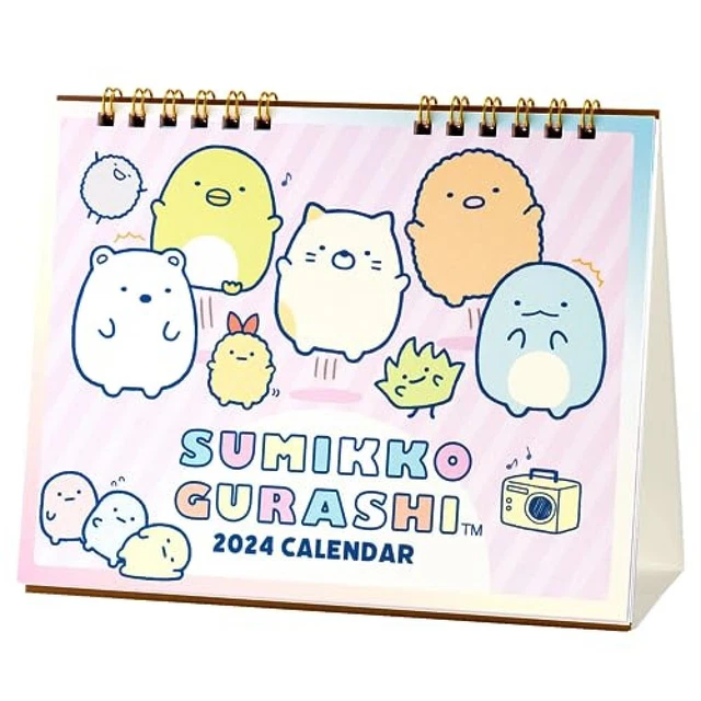2024 SUMIKKO GURASHI Desk Calendar Japan Japanese Anime Character New