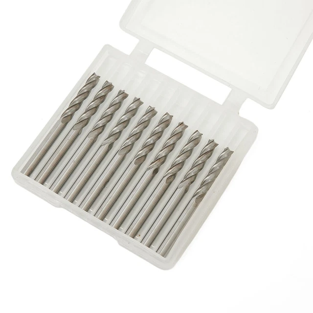 Tissu Fibre De Carbone Sourcing Map PCB Forets 0.8mm Carbure Tungstène Carbure Rotatif Outil Mini Foret