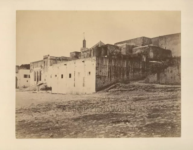 Algeria mosque ? Africa antique albumen art photo