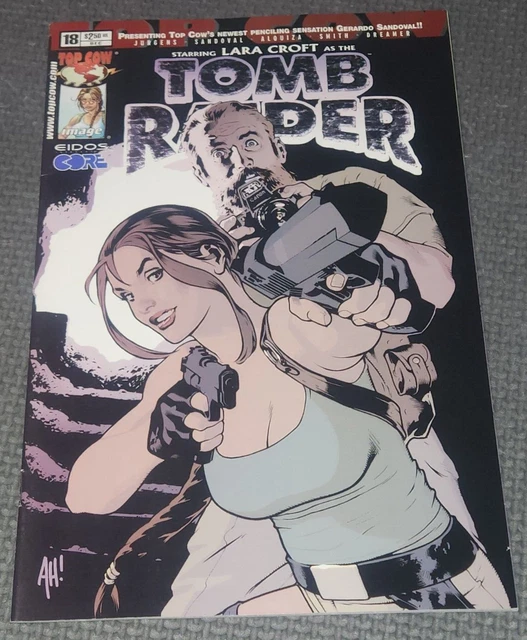 TOMB RAIDER #18 (2001) Adam Hughes Cover Image Comics Top Cow AH! Lara Croft