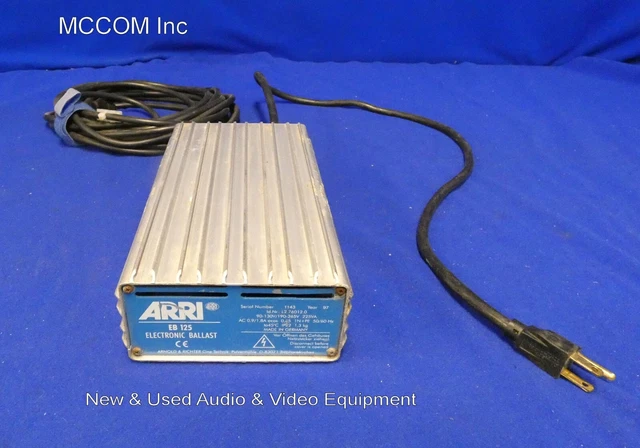 Arri EB 125 Electronic Ballast w/ extension cable, power cord Arri EB 125 Electronic Ballast w/ extension cable, power cord