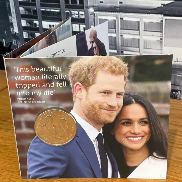 MEGHAN MARKLE PRINCE Harry Royal Wedding Silver Coin Netflix Family ...