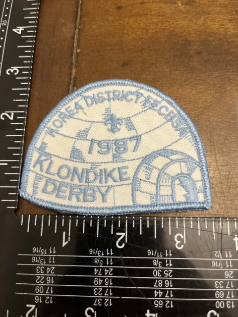 Boy Scouts - Far East Council - Japan District Klondike Derby ('87) patch