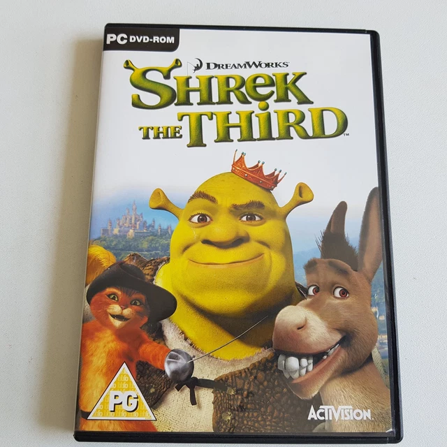 SHREK THE THIRD PC Game DVD ROM Windows XP Dreamworks Animation 2007